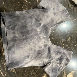lululemon athletica Charcoal Tie-Dye Short Sleeve Tee